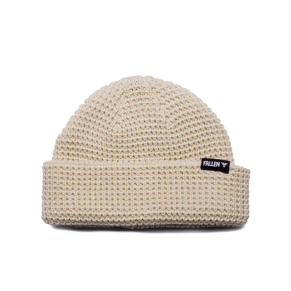 Fallen 'Surplus' Beanie - Almond/Black