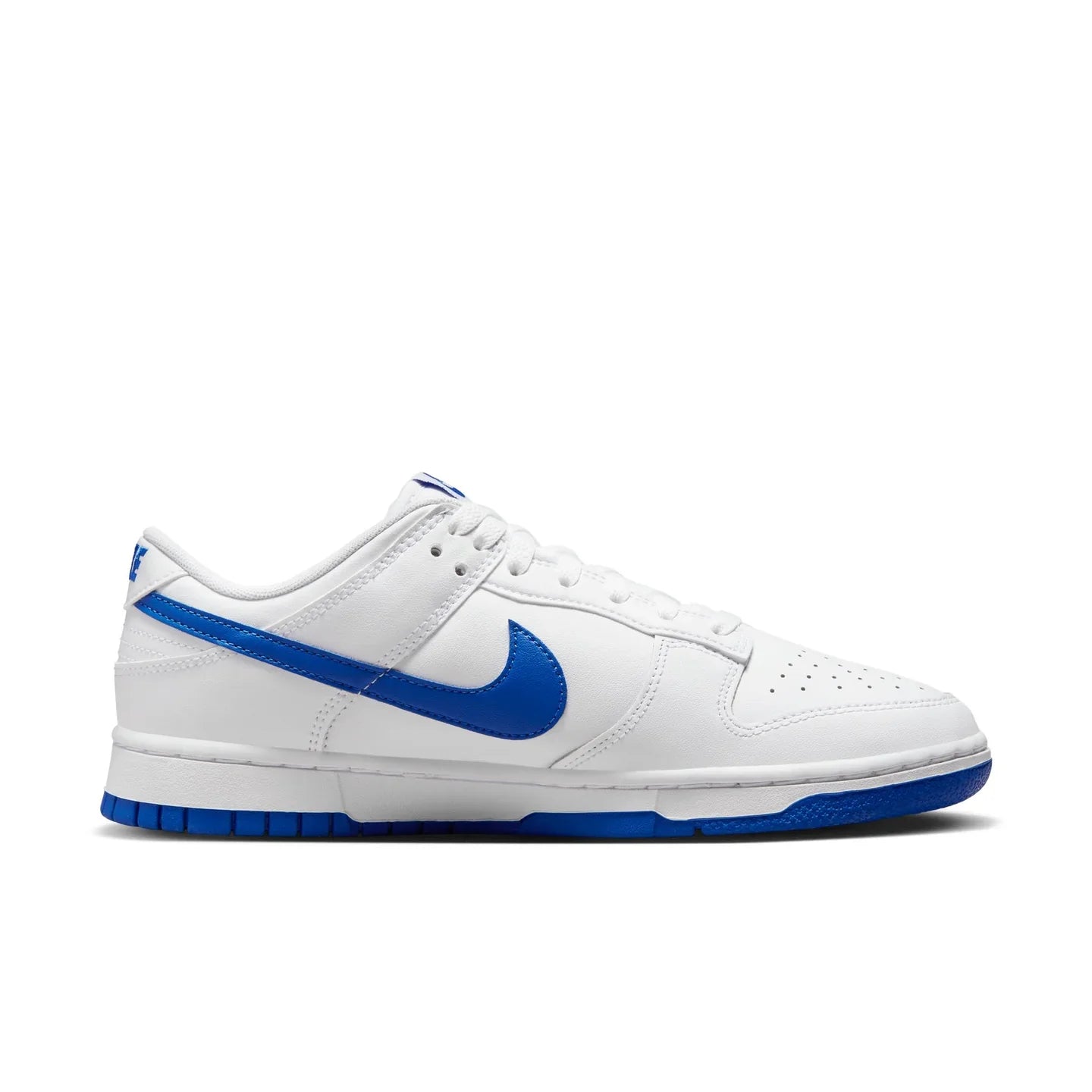 Nike 'Dunk Low' Shoes - White/Hyper Royal