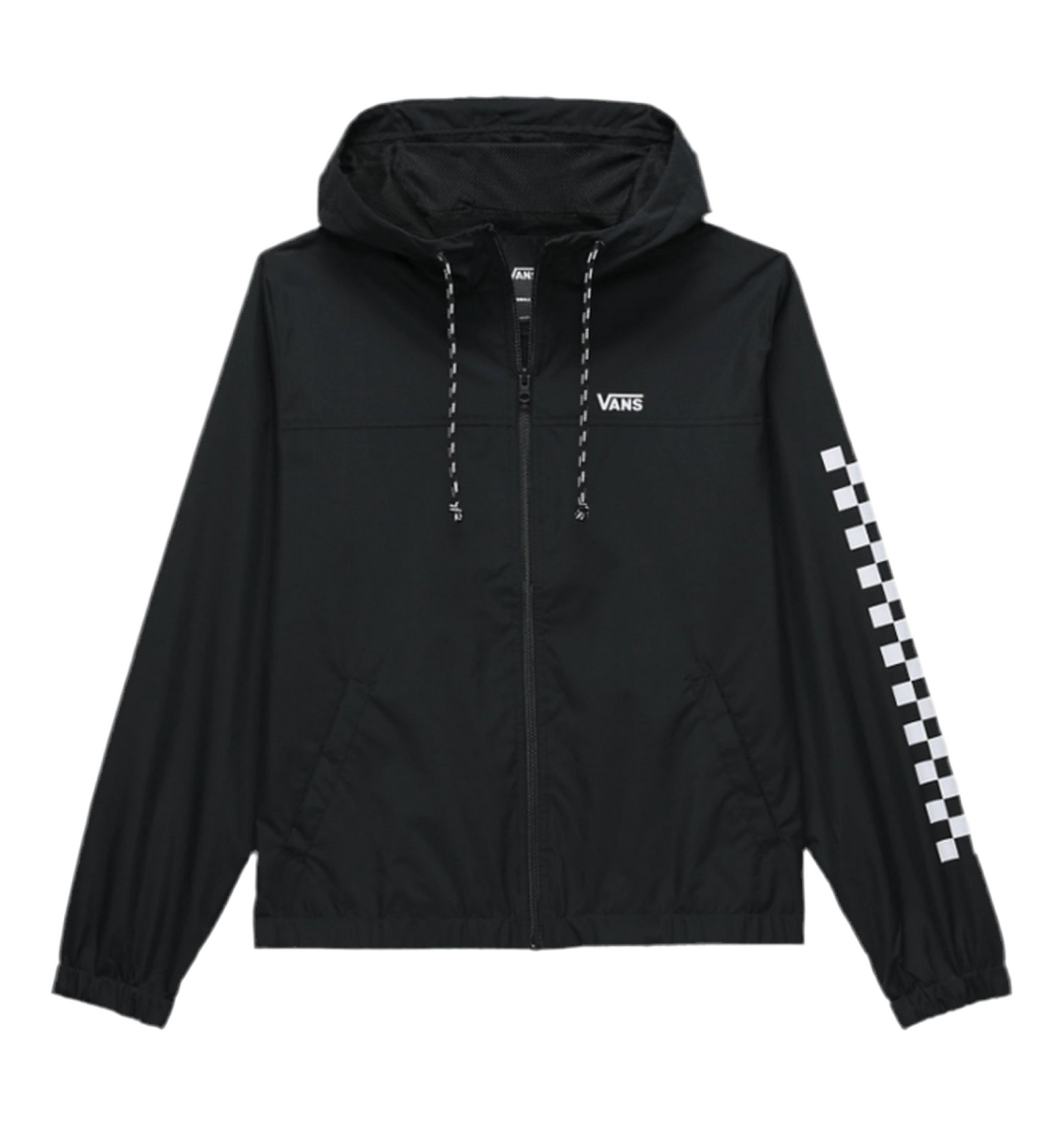 Vans 'Kastle Check' Windbreaker - Black/White (Women's)