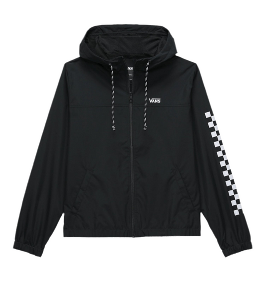 Vans 'Kastle Check' Windbreaker - Black/White (Women's)