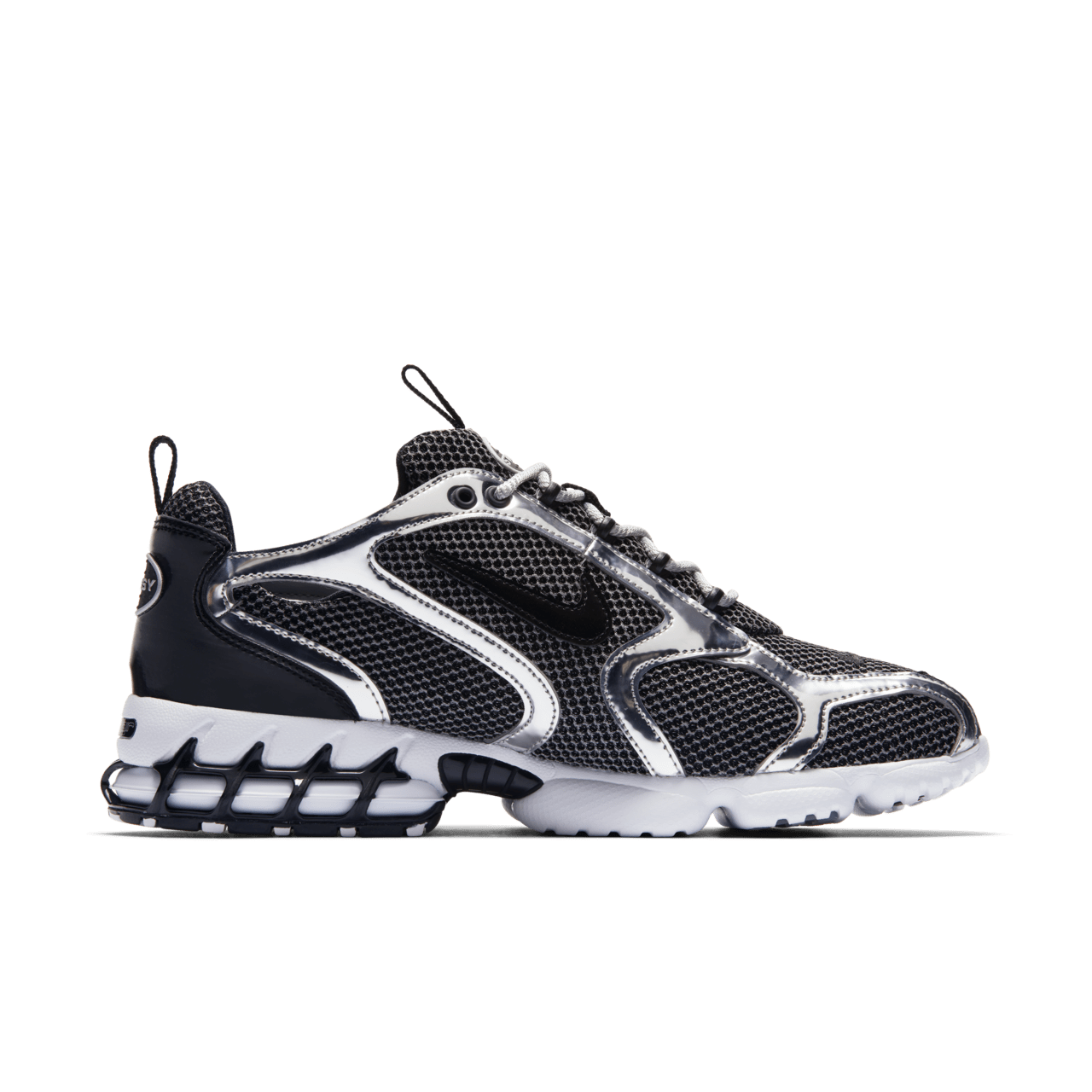 Nike x Stüssy 'Air Zoom Spiridon Cage 2' Shoes - Pure Platinum