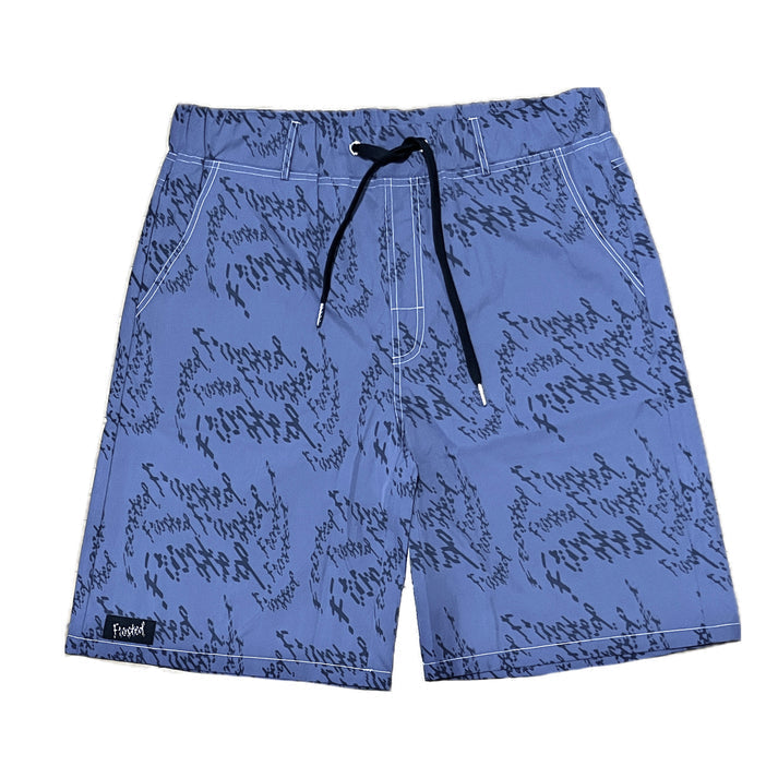Frosted Skateboards 'Swimsuit' Shorts - Blue