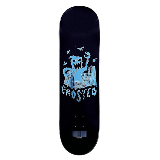 Frosted Skateboards 'City Monster' Skate Deck - Black