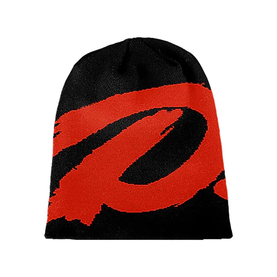 D.O.P.E. Industries 'Big D' Beanie - Black/Red