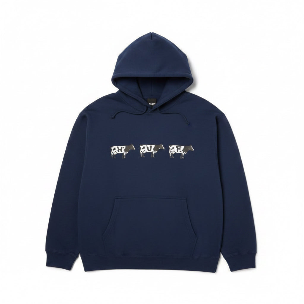 HUF 'Moo' Hoodie - Navy