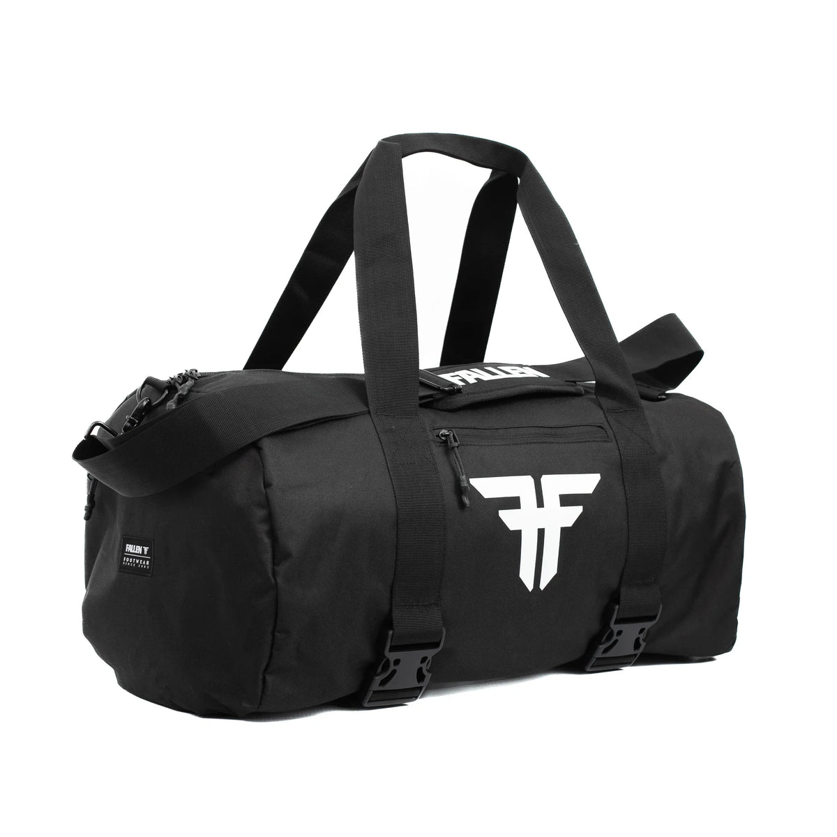 Fallen 'Utility' Small Duffle Bag - Black/White