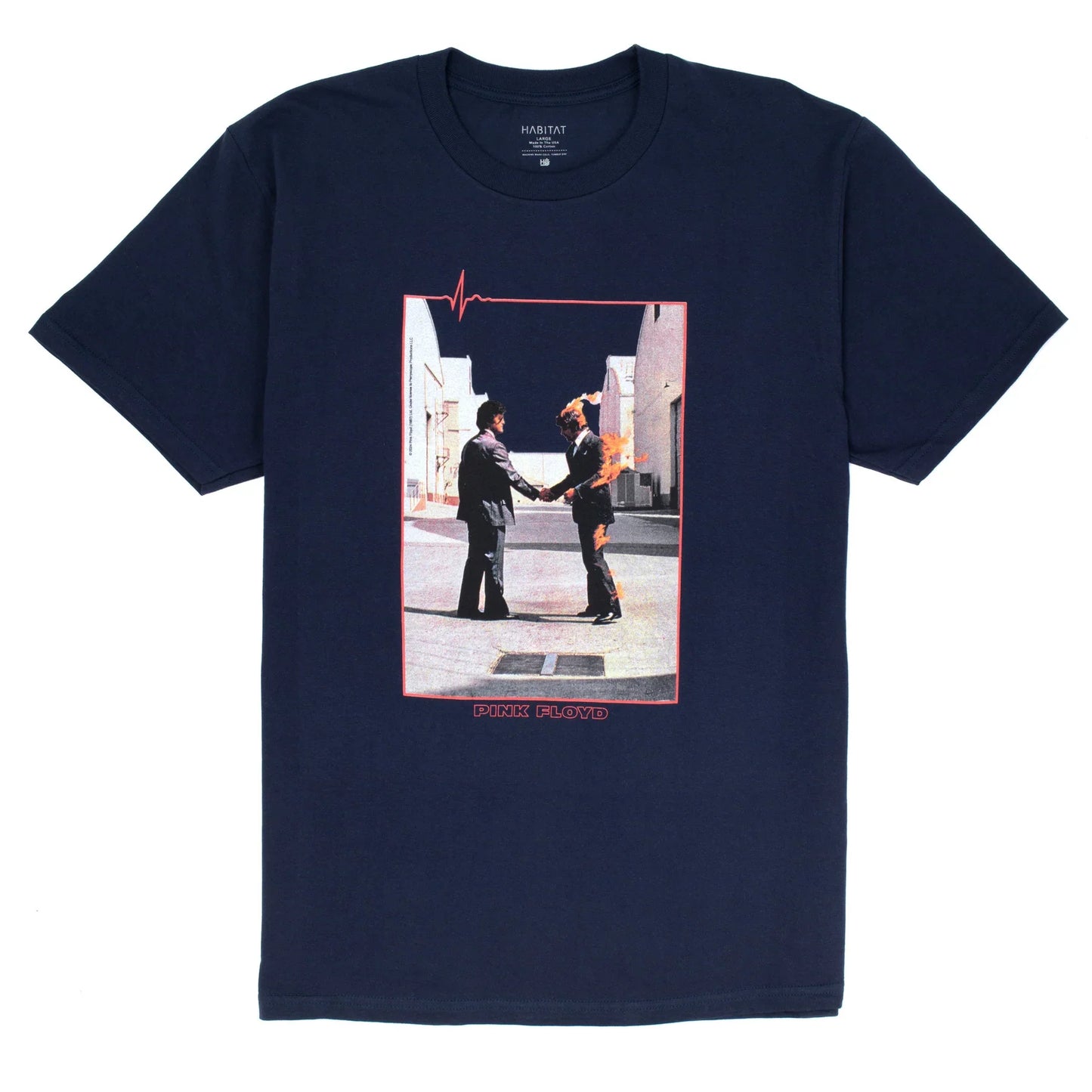 Habitat x Pink Floyd 'Wish You Were Here' Tee - Navy