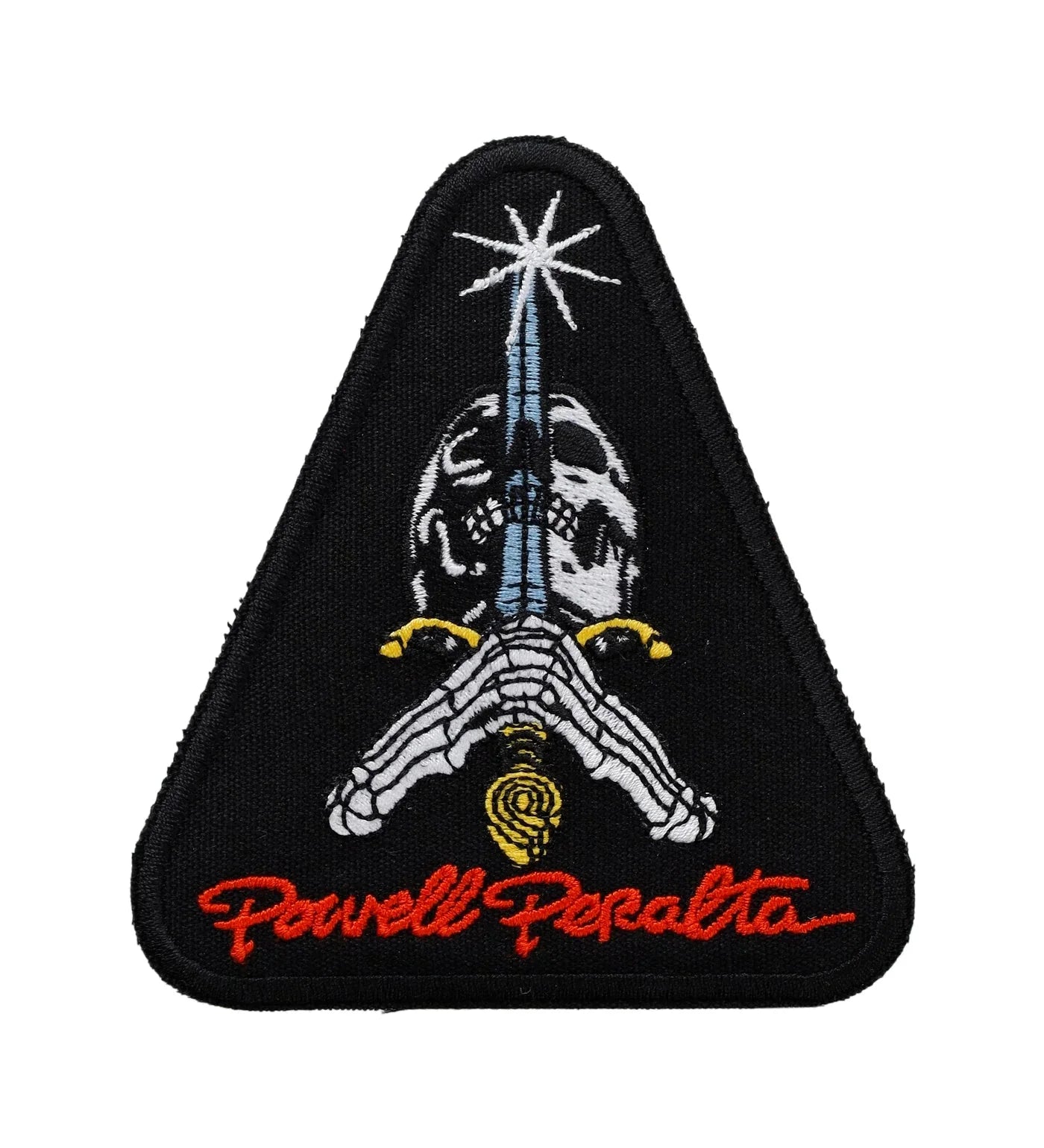 Powell Peralta 'Skull And Sword' Patch - Black