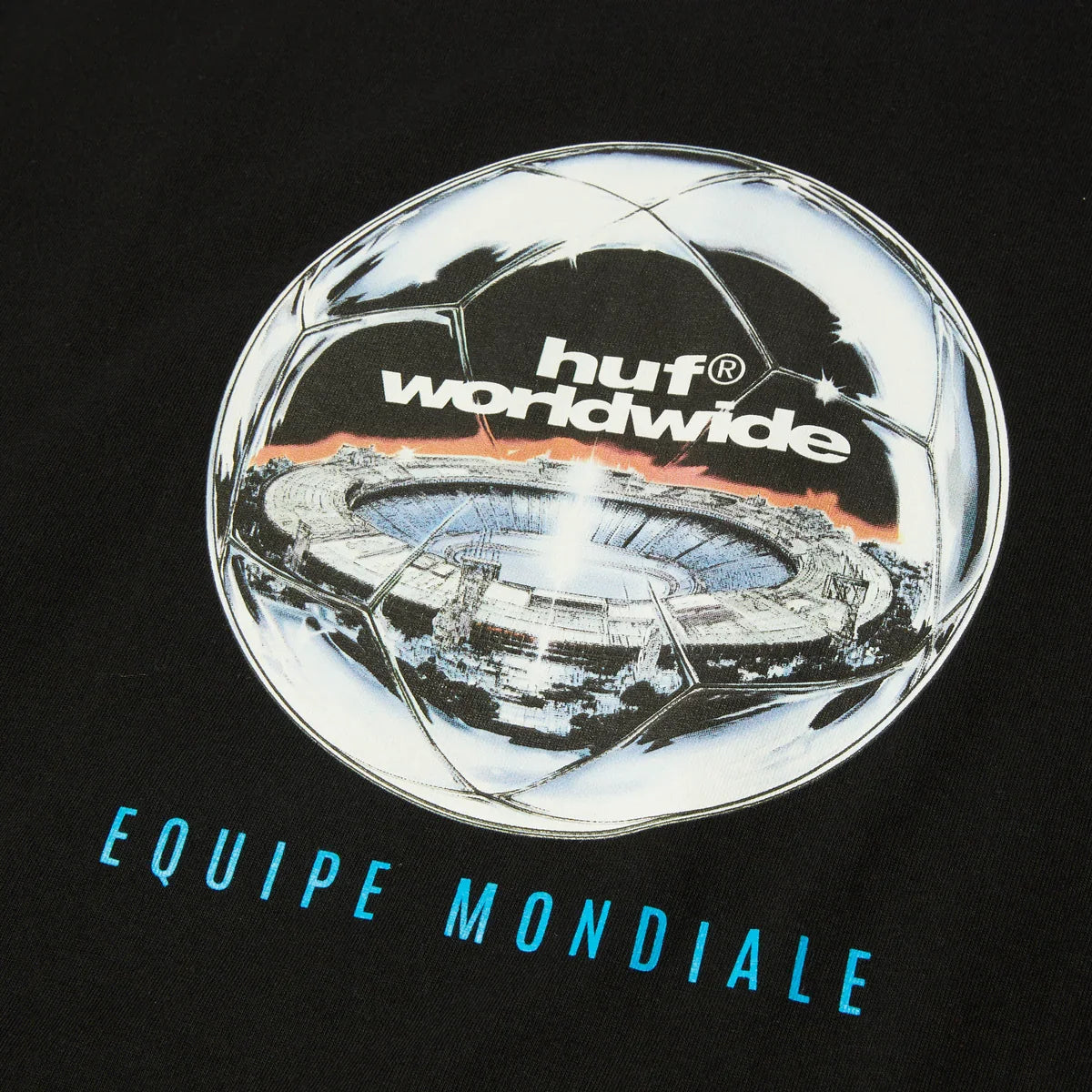 HUF 'Equipe Mondiale' Tee - Black