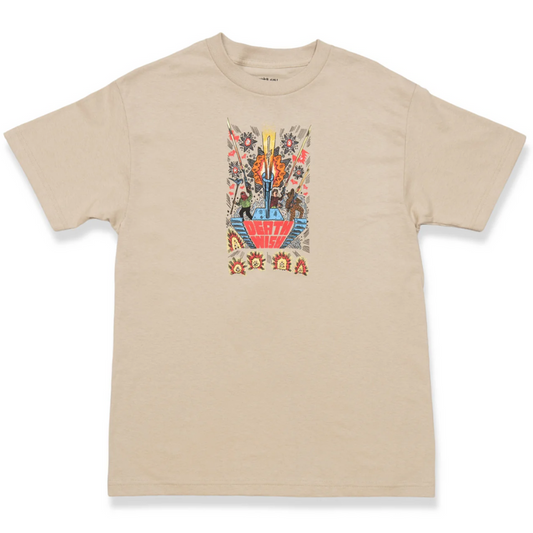 Deathwish 'To Get Tough' Tee - Beige