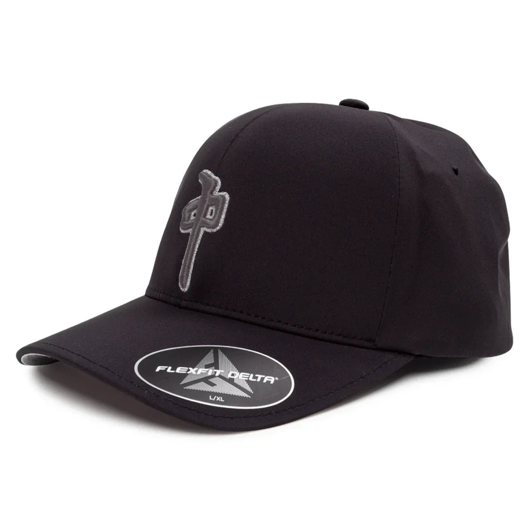 Red Dragon 'OG Puffy' Flexfit Delta Cap - Black/Grey