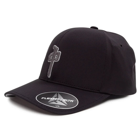 Red Dragon 'OG Puffy' Flexfit Delta Cap - Black/Grey
