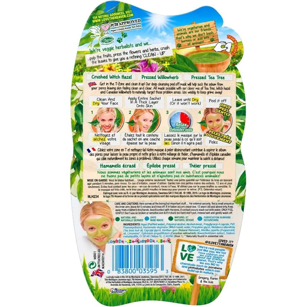 7th Heaven PEEL-OFF FACE MASK