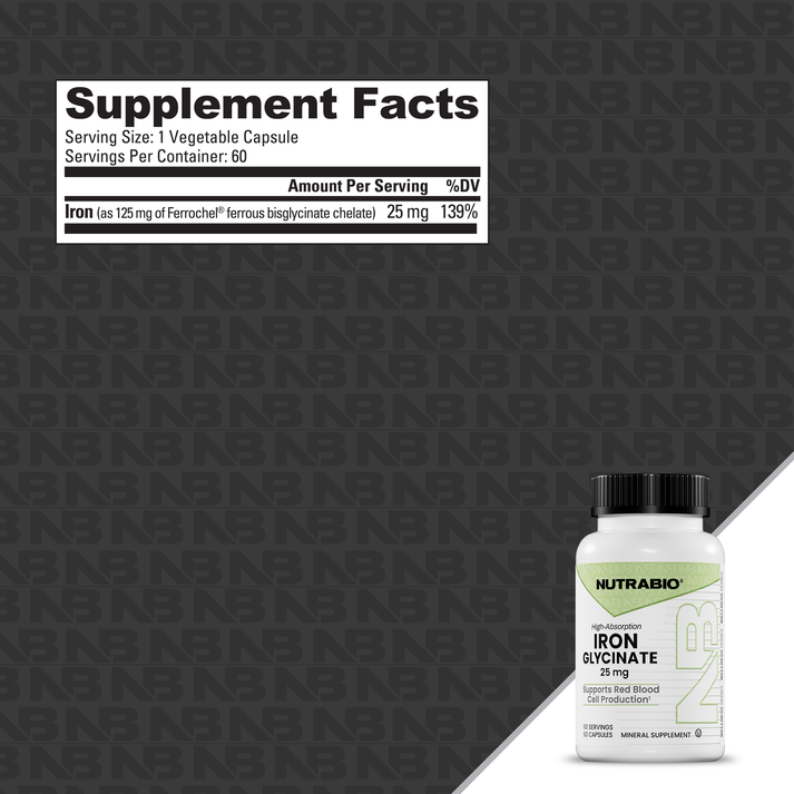 NutraBio Iron Glycinate