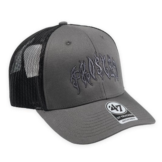Frosted Skateboards 'Vahan’s Graphic 2' Trucker Cap - Charcoal/Black