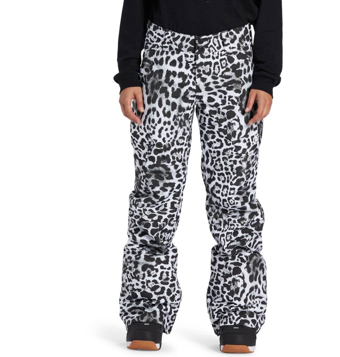 DC Shoes 'Nonchalant' Insulated Snowpants - White Leopard (Women’s)