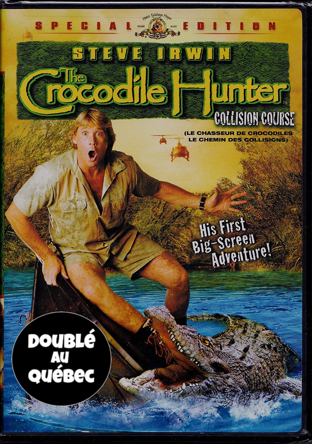 Le Chasseur de Crocodiles: Le Chemin des Collisions - The Crocodile Hunter: Collision Course (English/French) 2002 (Widescreen) Doublé au Québec (Cover Bilingue) Special Edition