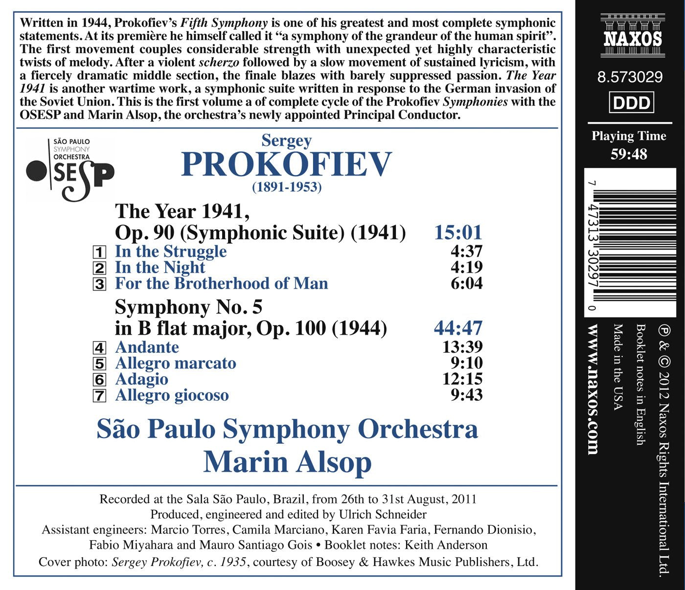 Symphony No.5: The Year 1941