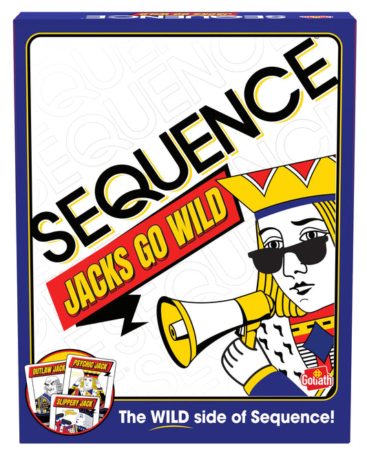 Goliath Sequence Jacks Go Wild! | Strategy Board Game Includes Additional Wild Jacks Cards | 2-12 Players, Ages 7+ 🍁 All In One Marketplace Canada