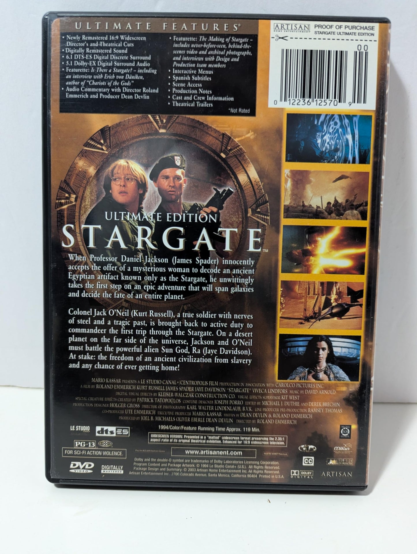 Stargate (Ultimate Edition/ Director's Cut) - DVD (Used)