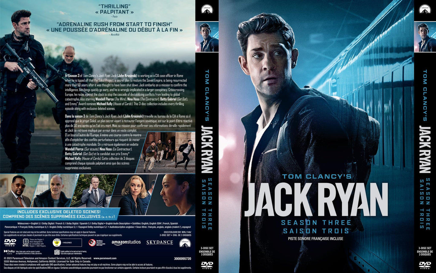 Tom Clancy's Jack Ryan - Season Three [DVD]