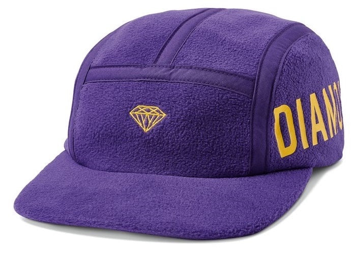 Diamond Supply Co. 'Mini Logo' Polar Snapback Cap - Purple/Yellow