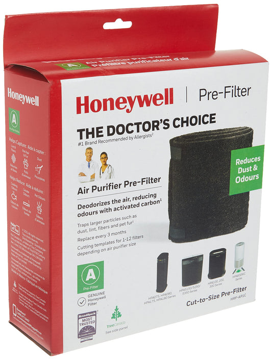 Honeywell HRF-AP1C Household Gas & Odour Reducing Activated Carbon Replacement Pre-Filter (A) for Air Purifiers 🍁 All In One Marketplace Canada