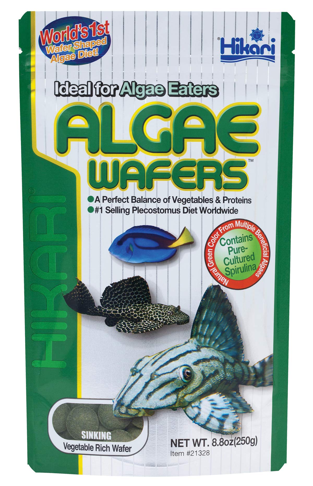 Hikari Tropical Algae Wafers Fish Food for Plecostomus & Algae Eaters, 8.8 oz (250g) 🍁 All In One Marketplace Canada
