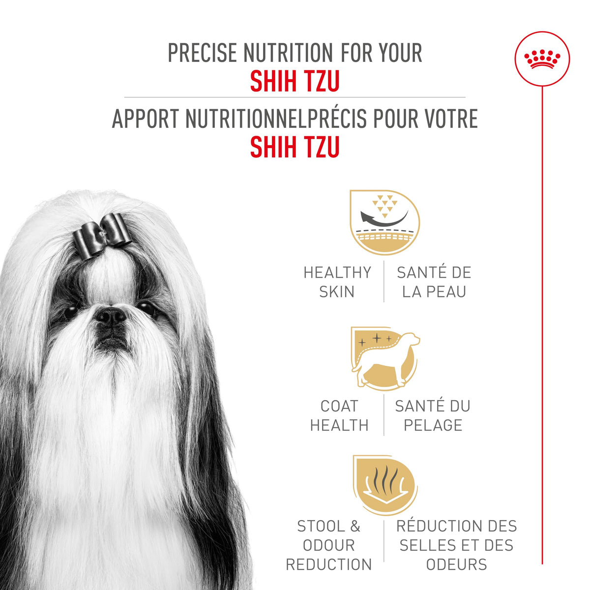 Royal Canin Shih Tzu Adult Breed Specific Dry Dog Food, 10 lb Bag 🍁 All In One Marketplace Canada