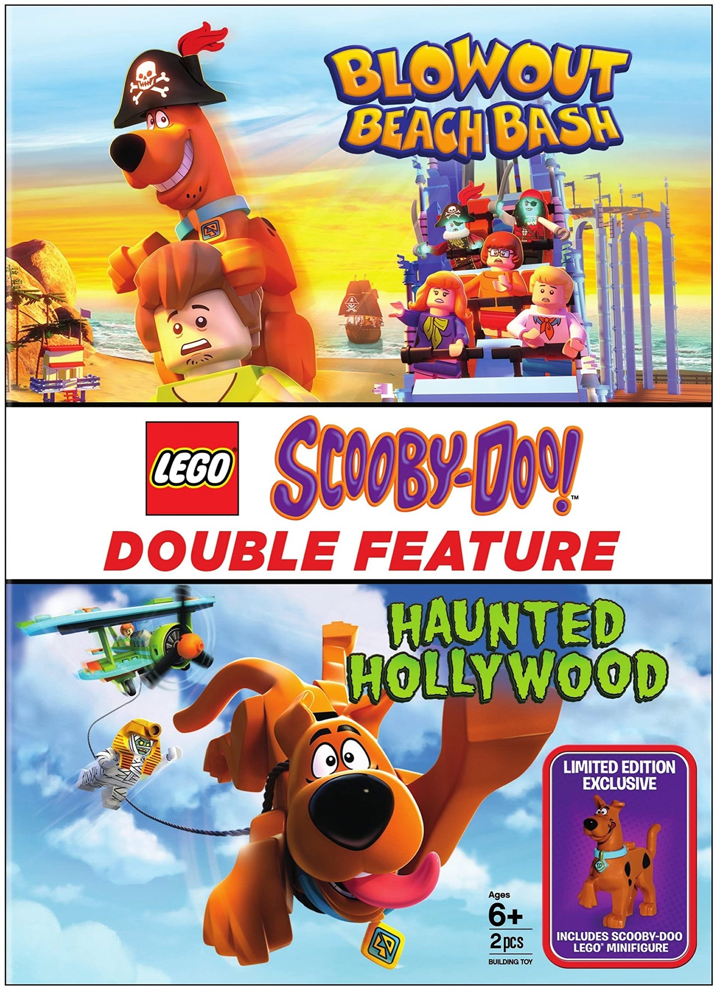 Lego Scooby / Haunted Hollywood + Blowout Beach Bash - DVD