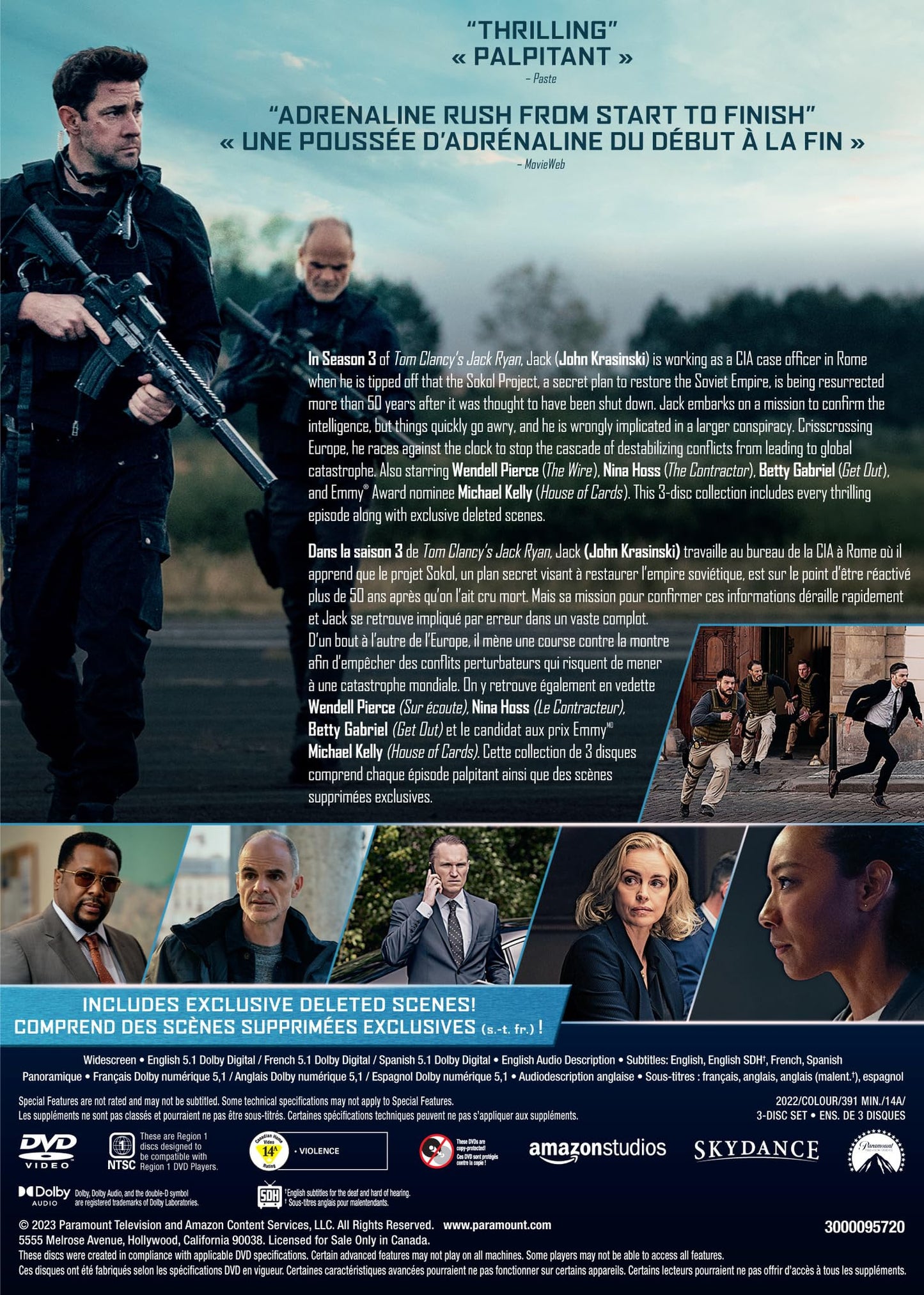 Tom Clancy's Jack Ryan - Season Three [DVD]