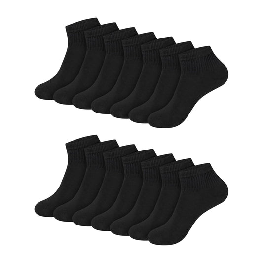 Hanes Womens Value Pack, Ankle Soft Moisture-wicking Socks, Available In 10 And 14-packs, Black - 14 Pack, 5-9 US 🍁 All In One Marketplace Canada
