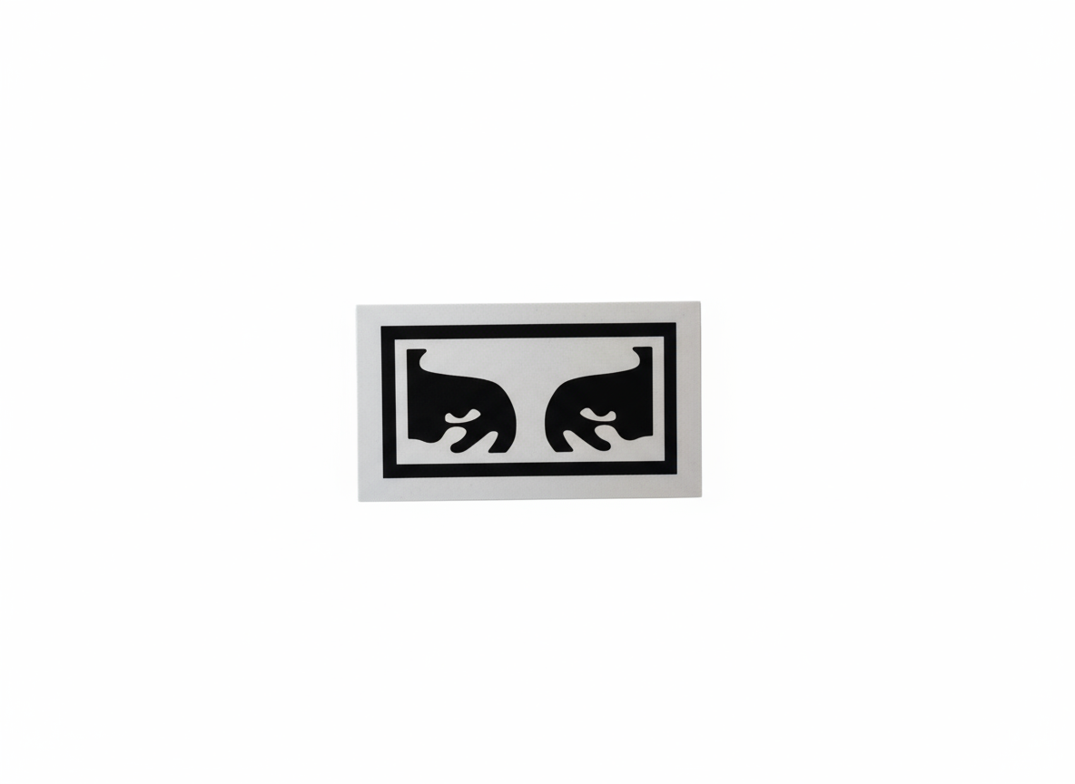 Obey 'Mini Icon Eyes' Sticker - White