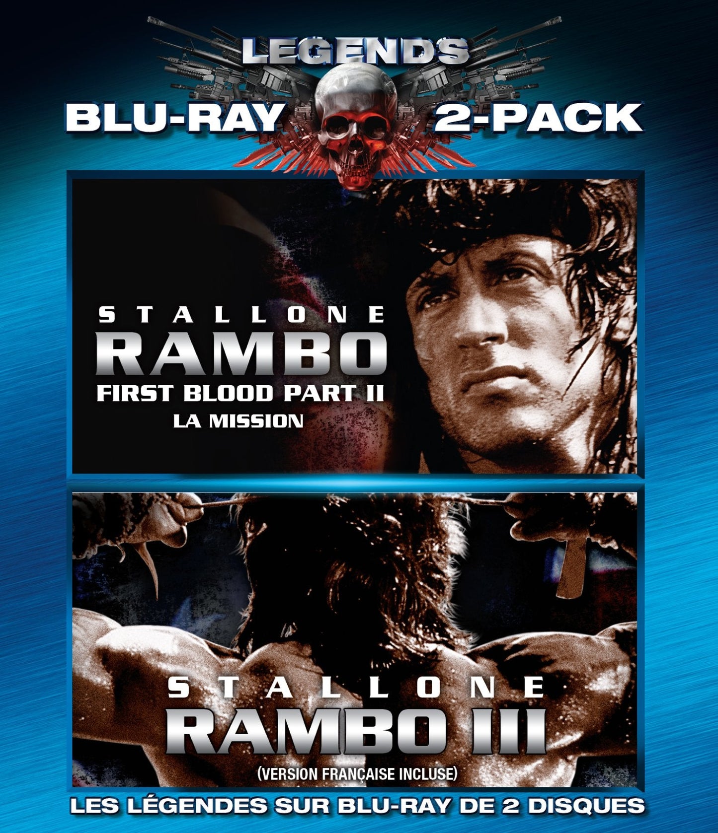 Rambo: First Blood Part 2 / Rambo III (Bilingual) (Programme Double) [Blu-ray]