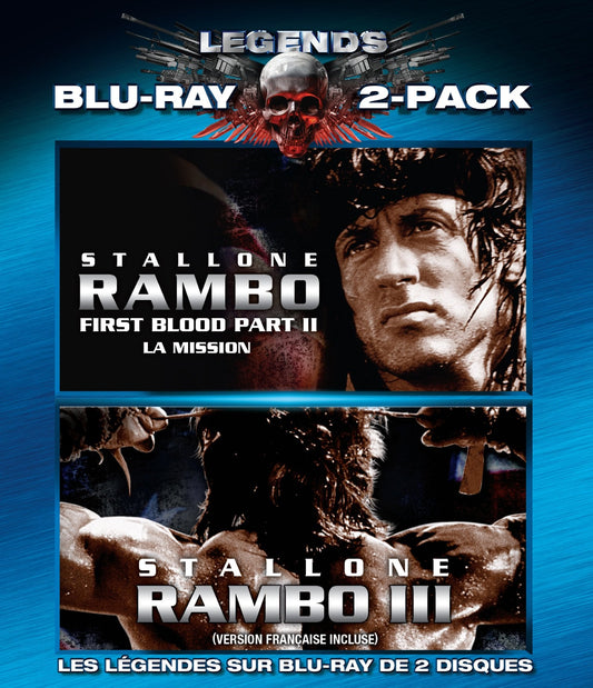 Rambo: First Blood Part 2 / Rambo III (Bilingual) (Programme Double) [Blu-ray]