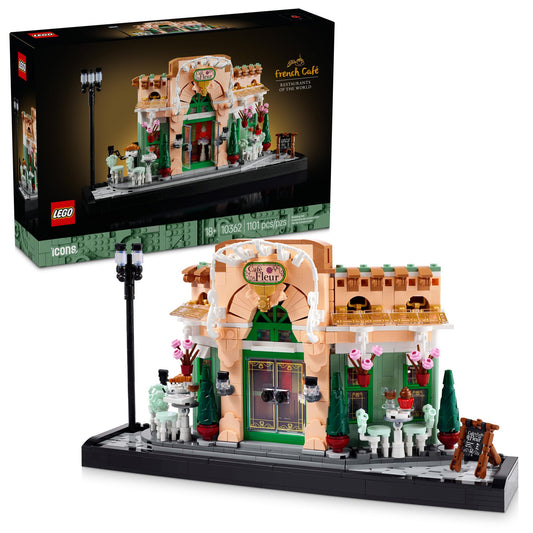 LEGO Icons French Café Paris Building Kit - DIY Set for Adults - Collectible Bedroom and Home Decor - Display for Home or Office - Gift for Wedding or Bride - 10362 🍁 All In One Marketplace Canada