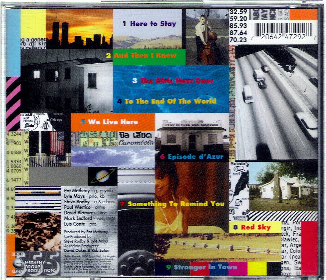 Pat Metheny Group / We Live Here - CD (Used)