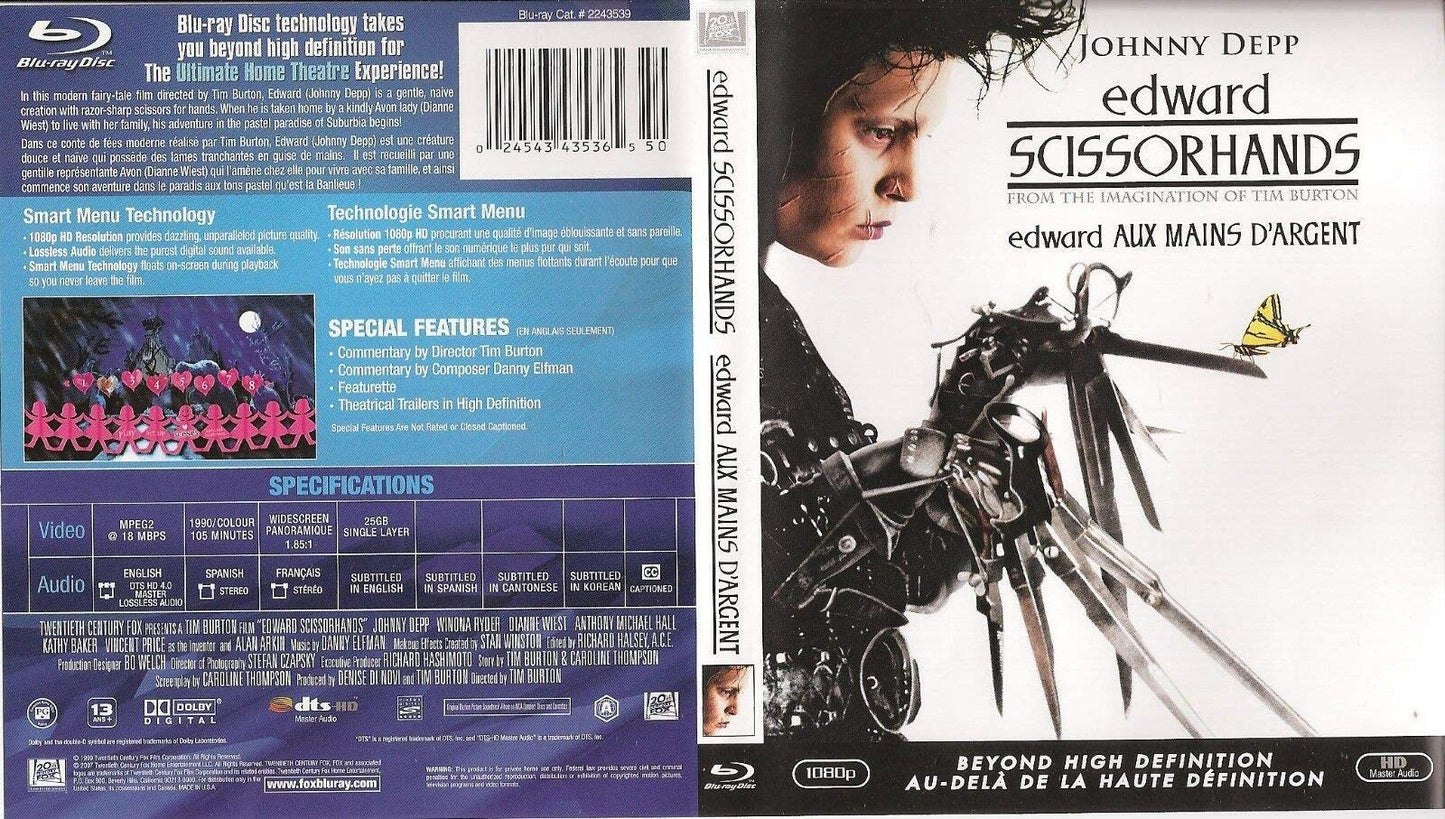 Edward Scissorhands - Blu-Ray (Used)