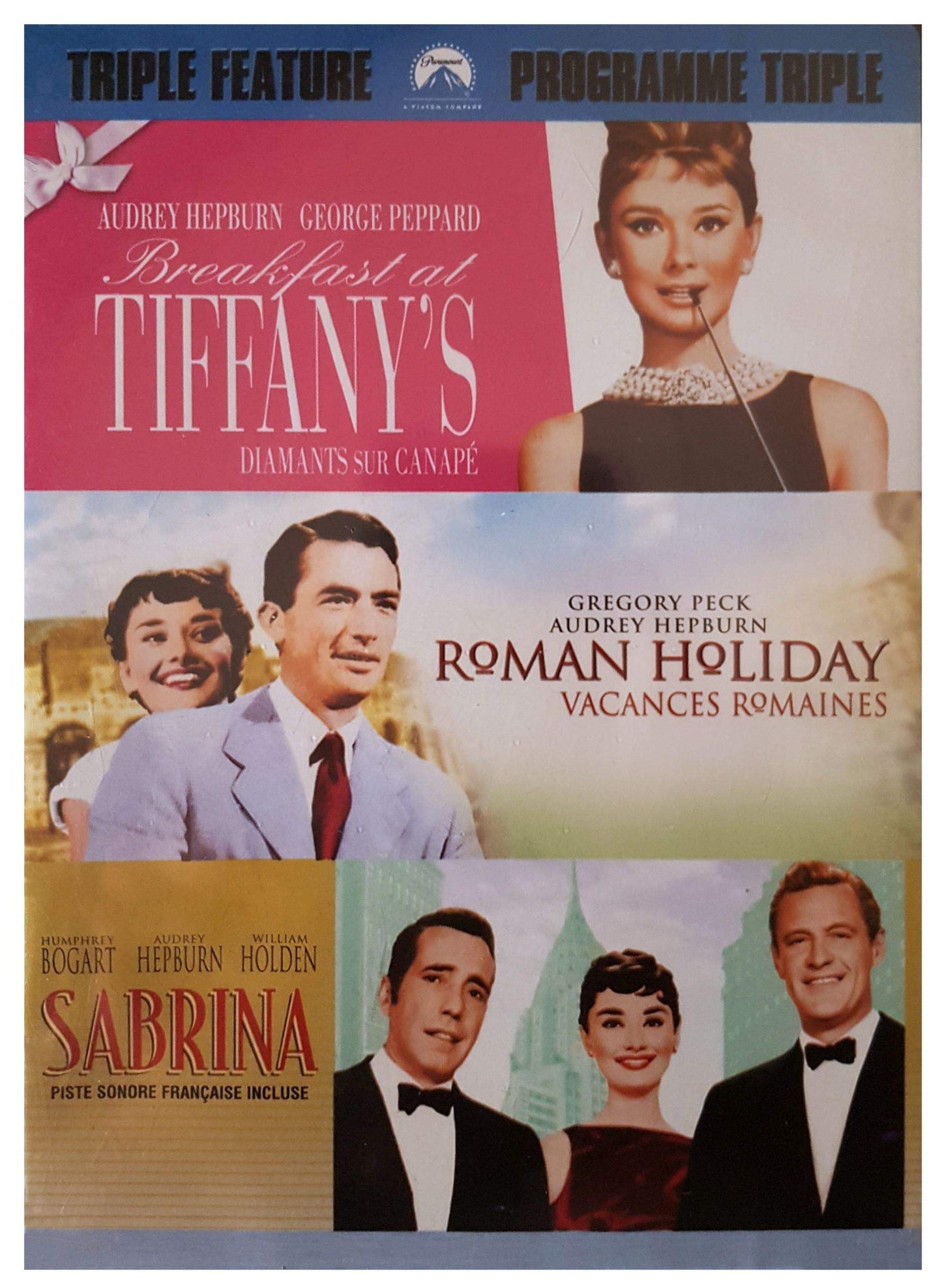 The Audrey Hepburn Collection (Breakfast at Tiffany's / Roman Holiday / Sabrina) - DVD (Used)