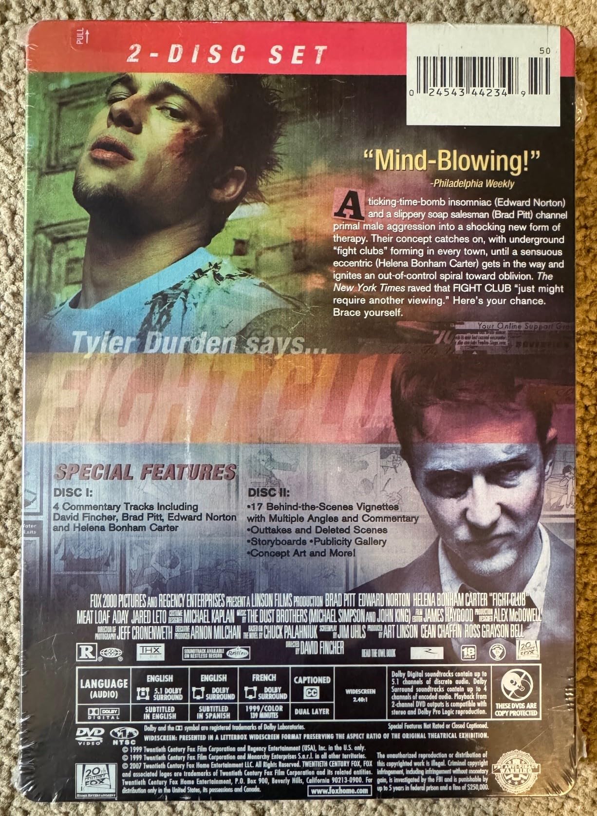 Fight Club (Two-Disc Steelbook Edition) (Bilingual)