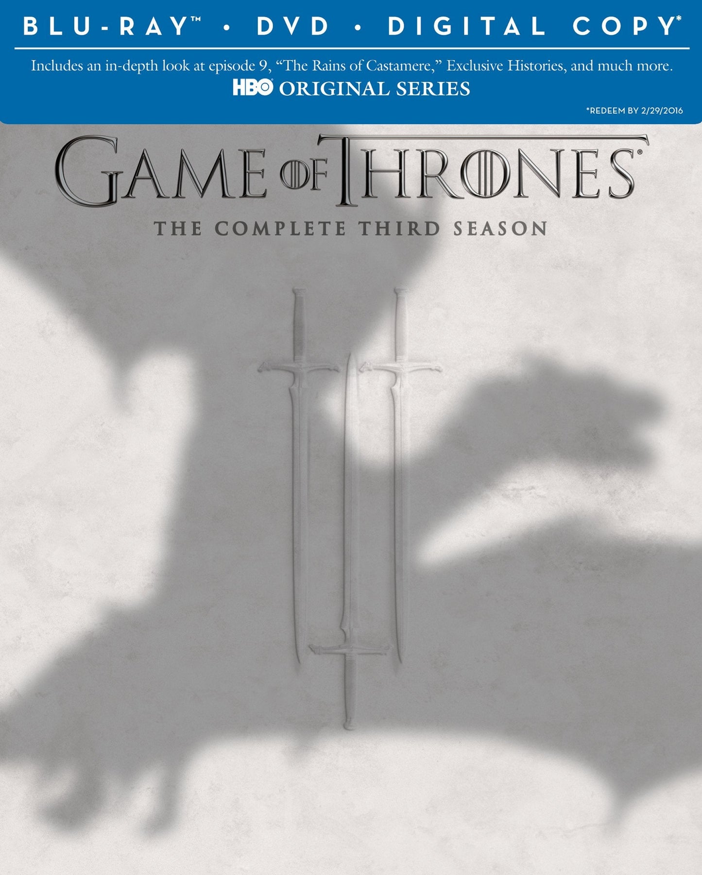 Game of Thrones: Season 3 - Blu-Ray/DVD (Used)
