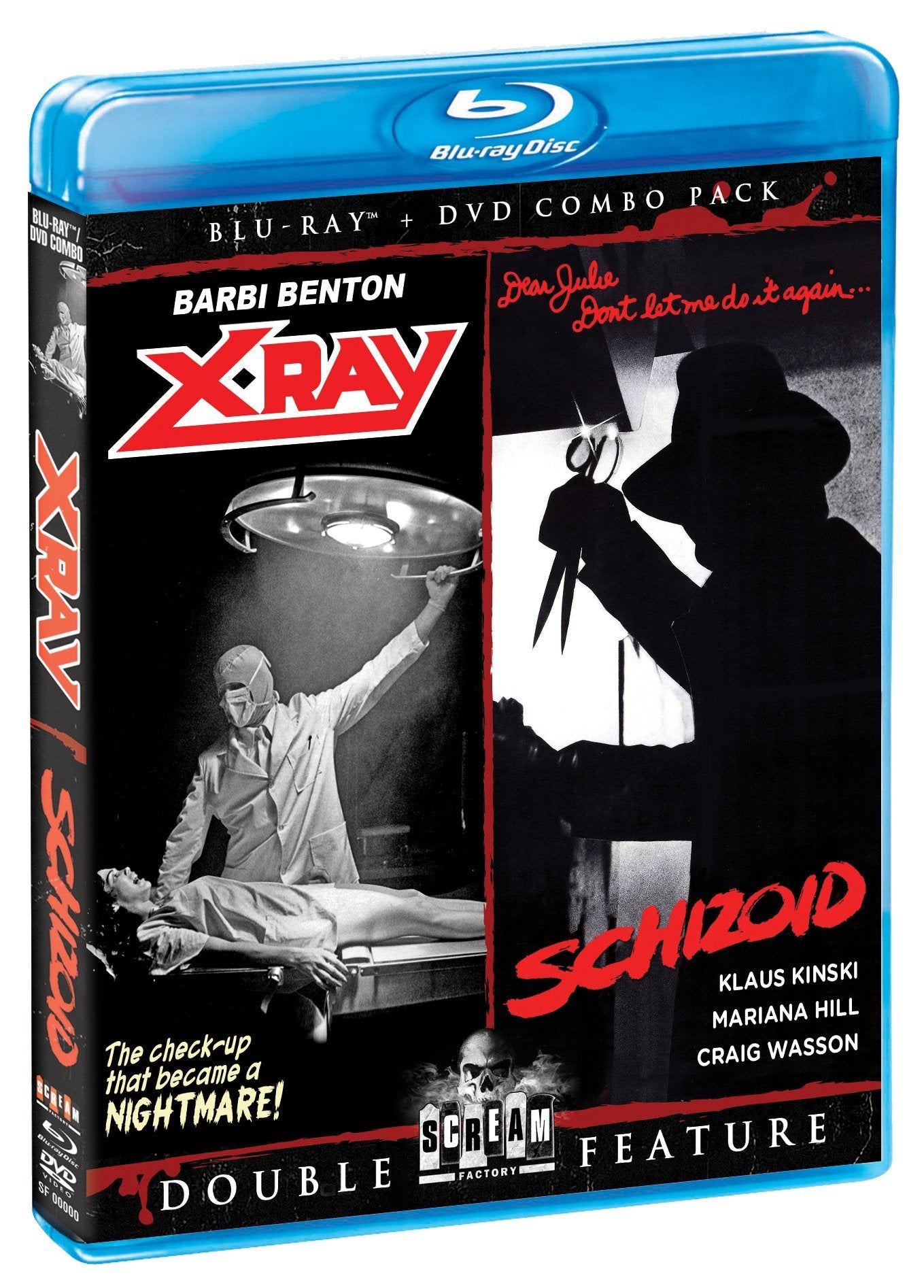 X-ray + Schizoid: Double Feature - Blu-Ray/DVD (Used)