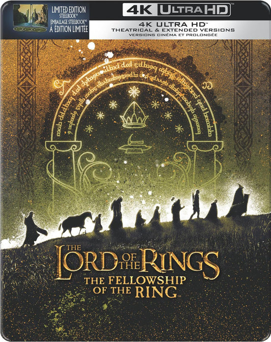 Le Seigneur des Anneaux : La Communauté de l'Anneau (Versions longue et cinéma) [Steelbook] - 4K