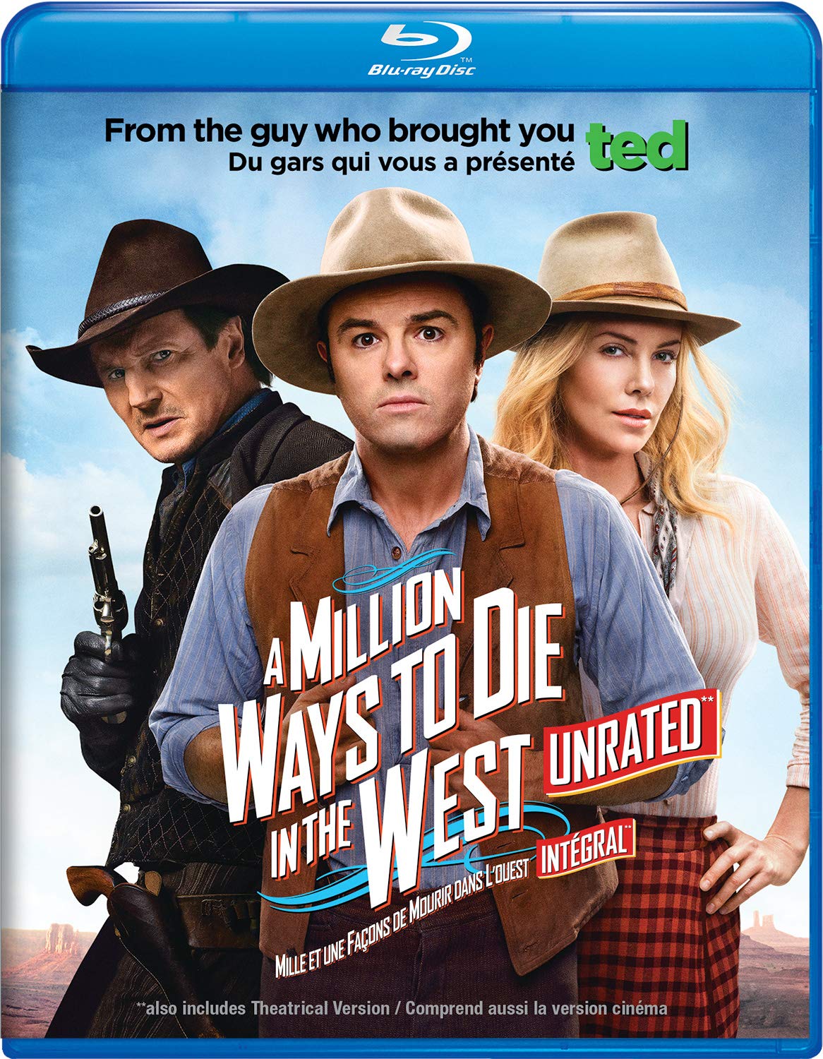 A Million Ways to Die in the West - Unrated [Blu-ray]