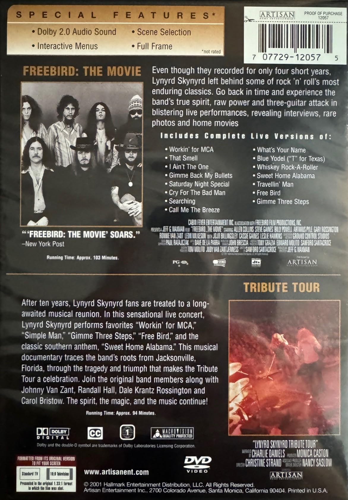 Lynyrd Skynyrd - Freebird: The Movie & Tribute Tour