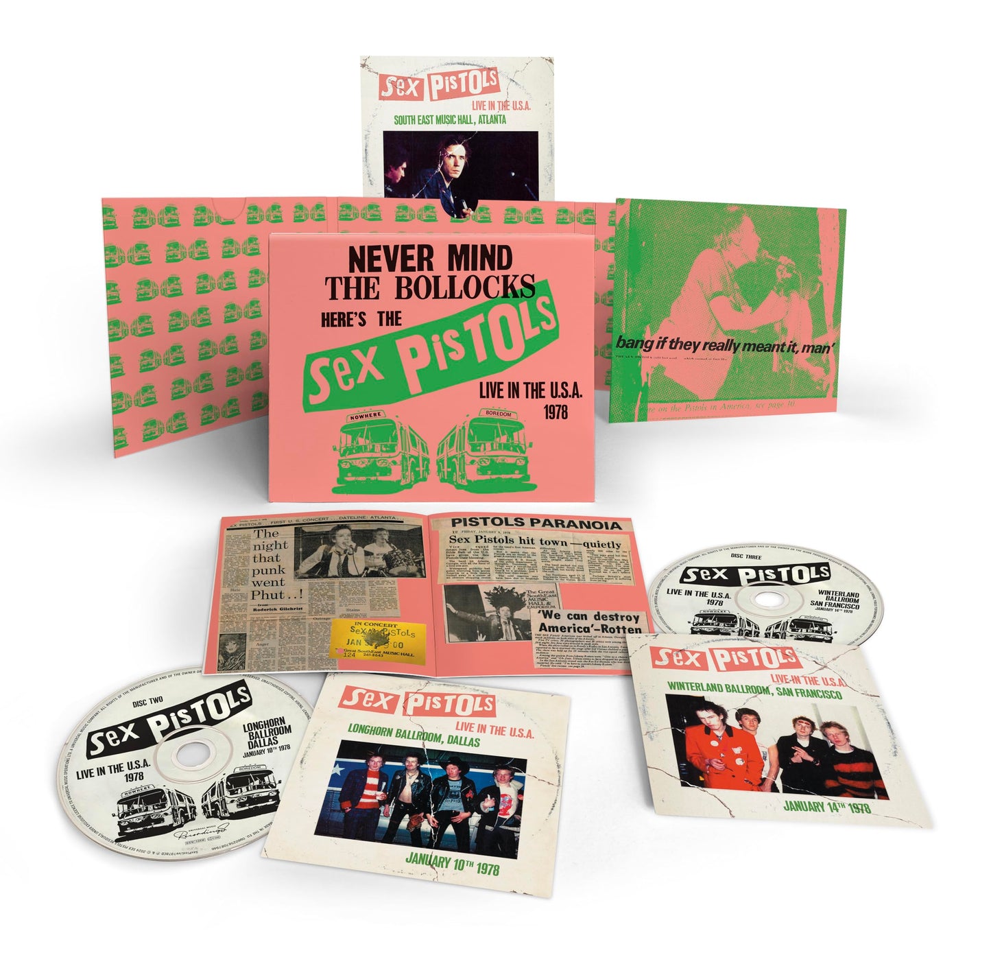 Sex Pistols / Live In The U.S.A. 1978 [3 CD] - CD