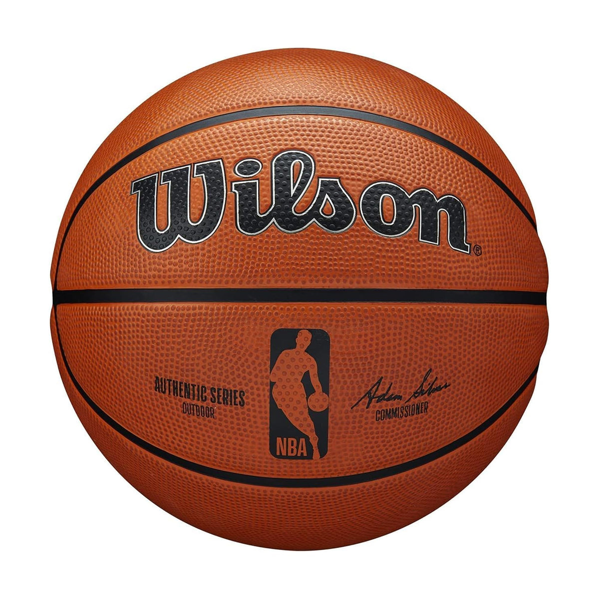 WILSON NBA Authentic Outdoor Basketball - Size 7-29.5", Brown 🍁 All In One Marketplace Canada