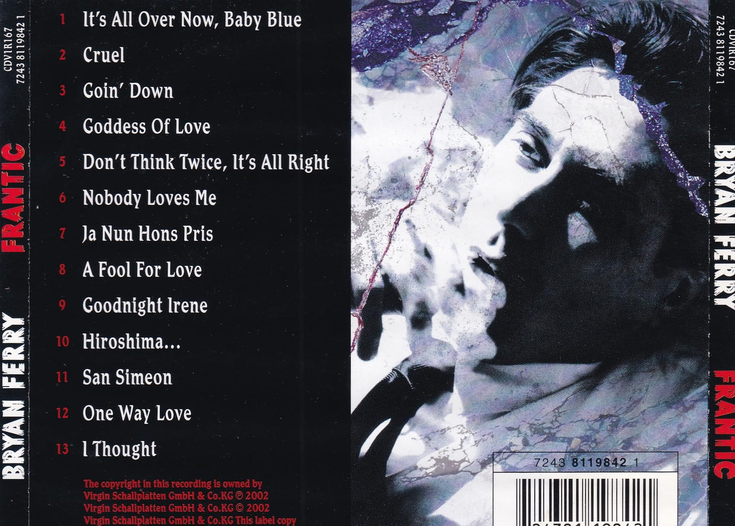 Bryan Ferry / Frantic - CD (Used)