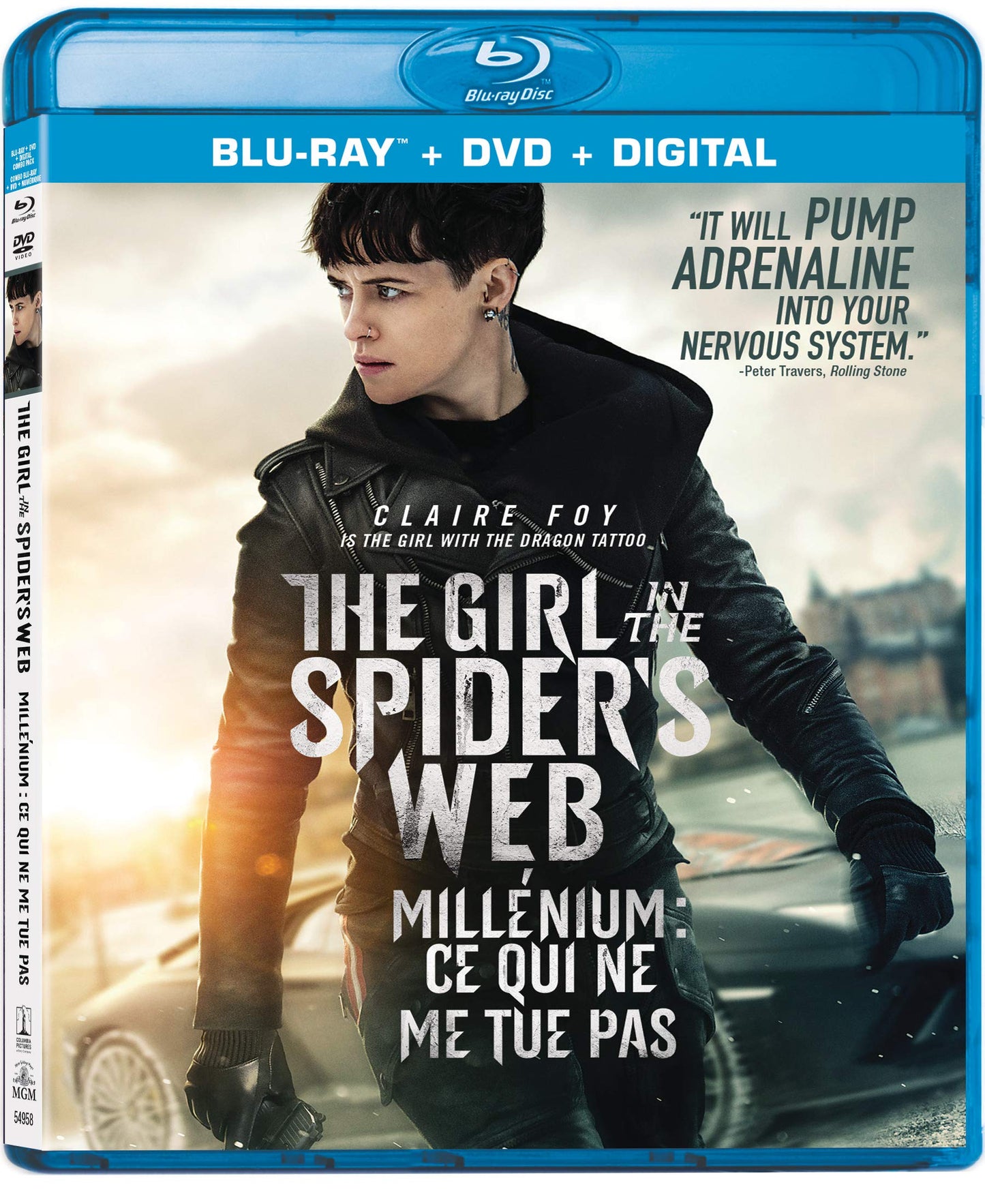 The Girl in the Spider's Web, Bilingual - Blu-ray/DVD + Digital Combo Pack (Used)