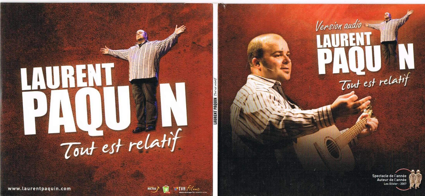Laurent Paquin / Tout est relatif - CD (Used)